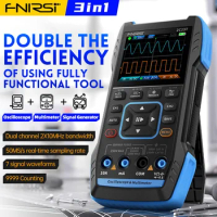 Fnirsi 2c23t Handheld Digital Oscilloscope Multimeter 3 In 1 Dual Channel Oscilloscope Signal Genera