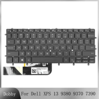 NEW Original Laptop US Backlight Keyboard for Dell XPS 13 9380 9370 7390 Notebook Keyboard Replacement Spare Parts Backlit