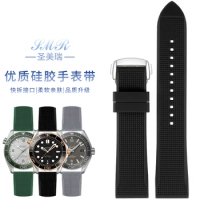 BRETA universal Quick-Release Silicone Rubber Watch Strap18mm19mm20mm21mm22mm for Seiko omega Seagull Tissot strap accessories