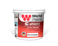 WorldPaint PU CLEAR COAT ตัวเคลือบทับหน้า สำหรับงานภายนอก และงานเหยียบย่ำสูง ขนาด 3 ลิตร