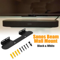 Wall Mount for Sonos Beam Soundbar Brackets Compatible with Sonos Beam Gen1 &amp; Gen2 Sound Bar Mounts Mounting Bracket