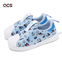 adidas X Disney Mickey 休閒鞋 Superstar 360 I 小童 藍白 小朋友 襪套 IF3551