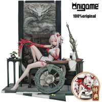 In Stock Original Anigame Arknights Nian Anime Figure Stroll In Freedom 31Cm Action Figurine Model Collection Toys for Boys Gift