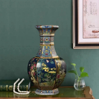 Antique Royal Chinese Porcelain Vase Decorative Flower Vase For Wedding Decoration Pot Jingdezhen Porcelain Vase Christmas Gift