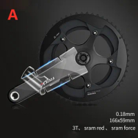 Bicycle Crank Protector Stickers Decals Road Bike Adhesive TPH Film MTB Crank Clear Sticker Protection For-SRAM/SHIMAN0