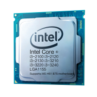 In Core i3 2100 2120 2130 i3 3210 i3 3220 i3 3240 CPU LGA 1155 ที่ใช้แล้วIn Core i3 CPU H61 B75 Computer motherboard CPU