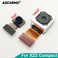 Aocarmo For SONY Xperia XZ2 Compact H8314 H8324 SO-05 XZ2C Mini Front Face Rear Main Back Camera Module Flex Cable