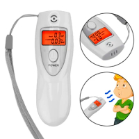 LCD Digital Breath Alcohol Tester Inhaler Alcohol Meters For Car Safety Analyzer Breathalyzer Handheld Digital Alcohol Detector