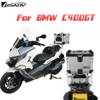 Waterproof Top Case Motorcycle Tail Box Aluminium Luggage Box Storage Case Luggage Storage Tool for BMW C400GT 사이드박스