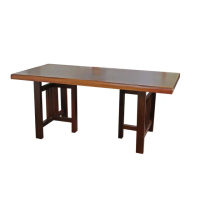 【ASSARI】久保7尺檀木實木餐桌(寬212x深88x高76cm)