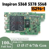 For DELL Inspiron 5368 5378 5568 Notebook Mainboard 15296-1 0C1HX7 0JV40X 0P380W I3 I5 I7 6th 7th Laptop Motherboard