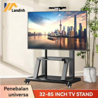 Bracket Standing TV roda dorong LED TV 32\- 85\" + Tray PORTABLE RACK TC1700 Versi yang disempurnaka
