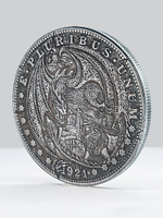 【1921龍獅之戰】權利的游戲硬幣雕刻 Dragon VS Lion流浪幣把玩