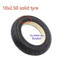 10x2.50 Solid Tire Tubeless for Quick 3 ZERO 10X Inokim OX Electric Scooter Mini Motorrad Razor 10 Inch 10*2.50 Tyre Accessories