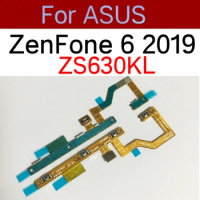 Power Volume Side Buttons Flex Cable For Asus ZenFone 6 2019 ZS630KL Volume Power Switch ON OFF Button Flex Cable Repair Parts