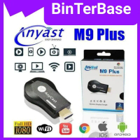 Anycast M9 Plus 1080P Wifi HDMI Dongle Wireless chromecast Receiver AirPlay DLNA Original untuk tamp