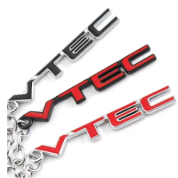 Car Keychain VTEC Keyring Key Chain Ring Holder for Honda Racing Sport City Civic Accord Hrv Fit Odyssey Spirior CRV Acura cb400