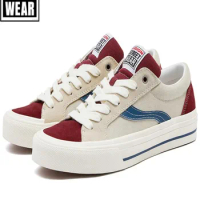 VISION STREET WEAR Sneakers Running Shoes Low Top Suede Sports Shoes Unisex Skate Sneakers Fashion Sports Skateboarding Shoes