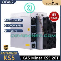CR New Bitmain Antminer KS5 20Th 3000W Kas Miner Asic Miner Kaspa Ready Stock