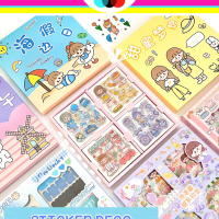 Stiker Journaling Estetik – 100 Pcs | Stiker Dekoratif untuk Planner, Diary & Scrapbook Sticker Lucu