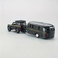 1:64 Scale Alloy Toy Car Trailer, Metal Mini Transporter Model, Alloy Car Model Ornament, Collectibl