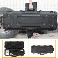 Tactical Rifle Protective Box Waterproof Big Airsoft Shooting Hunting Portable Pistol Hard Case for Camera Gun Storage