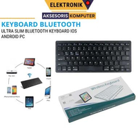 Keyboard Wireless Murah Bluetoth Untuk Laptop,PC,Tablet Terbaik