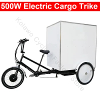 3 Wheel Express Delivery Cargo Bike Heavy Loading Tricycle With Cabin &amp; Closed Cargo Box Can Be Customized