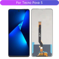 For Tecno Pova 5 LH7n Full LCD display touch screen complete glass digitizer assembly Mobile phone repair replacement