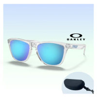 【Oakley】Frogskins 亞洲版 休閒太陽眼鏡(OO9245-A7 Prizm sapphire 鏡片)