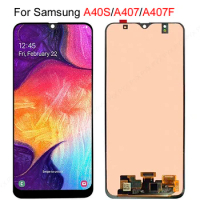 Test Screen For Samsung Galaxy A40s LCD Touch Digitizer Sensor Glass Assembly For Samsung A40s Display A407 A407F A407FD repair