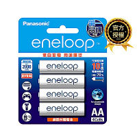 Panasonic eneloop 中階3號充電電池4入(2入組）