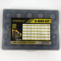 O-RING KIT FOR JCB O Ring kit for JCB Excavator JS130LC JS200SC JS220LC JS290LC BUND90 DUROMETER O-RING BOX
