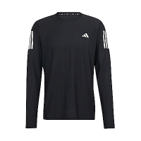 Adidas OTR B LS IN1486 男 長袖 上衣 運動 慢跑 訓練 吸濕排汗 拇指洞 反光 黑 白