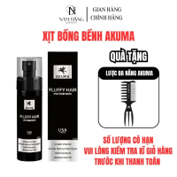 Xịt bồng bềnh AKUMA FLUFFY HAIR 120ml Làm phồng tóc, kiềm dầu ngăn ngừa bết dùng cho cả nam/nữ