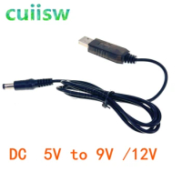 USB power boost line DC 5V to DC 9V / 12V Step UP Module USB Converter Adapter Cable 2.1x5.5mm Plug for Router TPlink ADSL MODEM