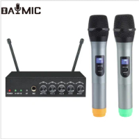 AOSHEN S10 Family Party Karaoke Wireless Microphone System For KTV TV Computer BT Speech