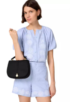 Kate Spade Kate Spade Kayla Pebbled Leather Saddle Bag