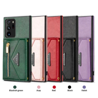 Luxury Wallet Leather Case For Samsung Galaxy S20 S21 Note20 Plus Ultra S20FE A52 A72 A12 Wallet Card Slots Shockproof Flip Case