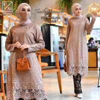 SETELAN KEBAYA TUNIK TILLE HUMAIRA - KEBAYA TUNIK MODERN - KEBAYA TILLE WISUDA - KEBAYA KEKINIAN