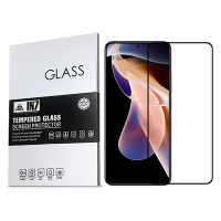 IN7 紅米 Note 11 Pro+ 5G (6.67吋) 高清 高透光2.5D滿版9H鋼化玻璃保護貼-黑色