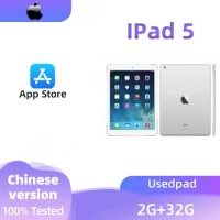 Apple IPad 5 retina display 9.7 inches 1536x2048 CPU Apple A7 IOS 16GB fingerprint unlock original used ipad