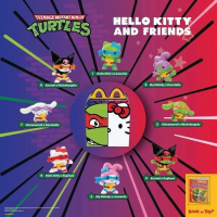 รวมพลังแห่งมิตรภาพ “TMNT x Hello Kitty® and Friends”  พร้อมกัน แมคโดนัลด์ HappyMeal แฮปปี้มีล