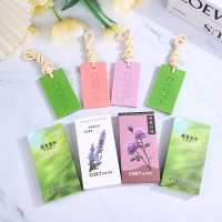 Hanging Car Air Freshener Pendant Fresh Elegant Long-lasting Fragrance Home Wardrobe Aromatherapy Wa