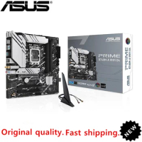 NEW For Intel B760 For Asus PRIME B760M-A WIFI D4 LGA 1700 DDR4 Original Desktop Motherboard Support 12300F 12400