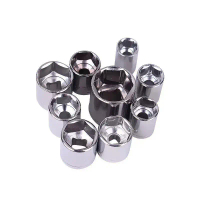 Factory Direct Supply 1/4 Short Socket Wrench Socket 4-14mm 6.3mm Hardware Tool Accessories Small He