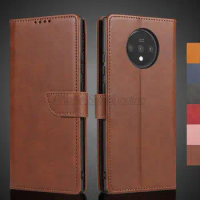 Oneplus 7T Case Wallet Flip Cover Leather Case for Oneplus 7T 1+7T Pu Leather Phone Bags protective Holster Fundas Coque