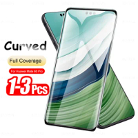 1-3Pcs Curved Tempered Glass For Huawei Mate 60 Pro Screen Protector Hauwei Huawey Huawai Mate60 60Pro Mate60Pro 2023 6.82inch