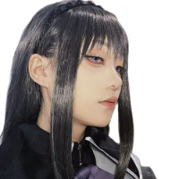 Soft Cat Brand Anime Puella Magi Madoka Magica Cosplay Akemi Homura cosplay Wig Black long hair