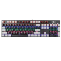 【FOXXRAY 狐鐳】HKM-69 渾沌戰狐 有線電競機械鍵盤(青軸/雙色鍵帽)